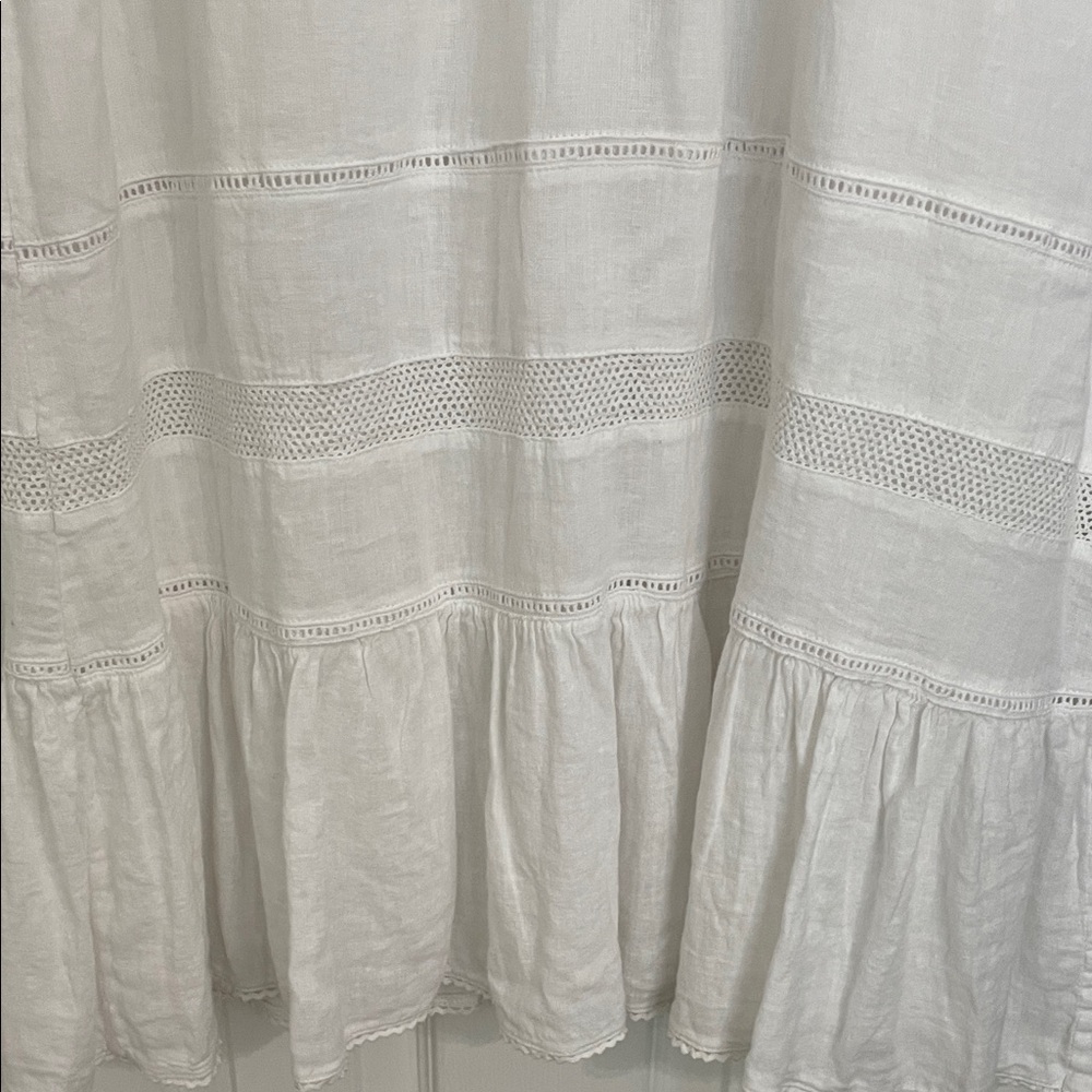 💕NWT Rails White Lace-Trimmed Dress - Picture 7 of 12